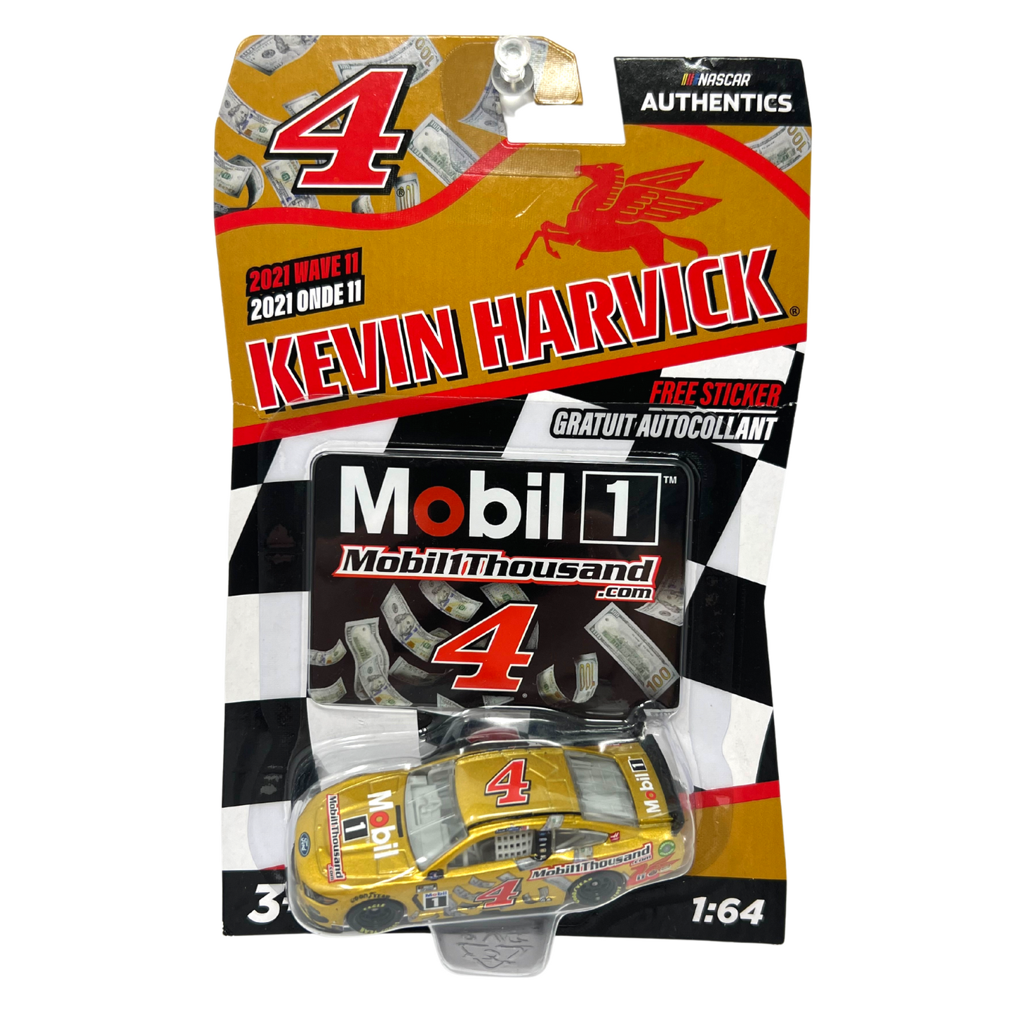 Lionel Racing Nascar Authentics #4 Kevin Harvick Mobil 1 1:64 Diecast