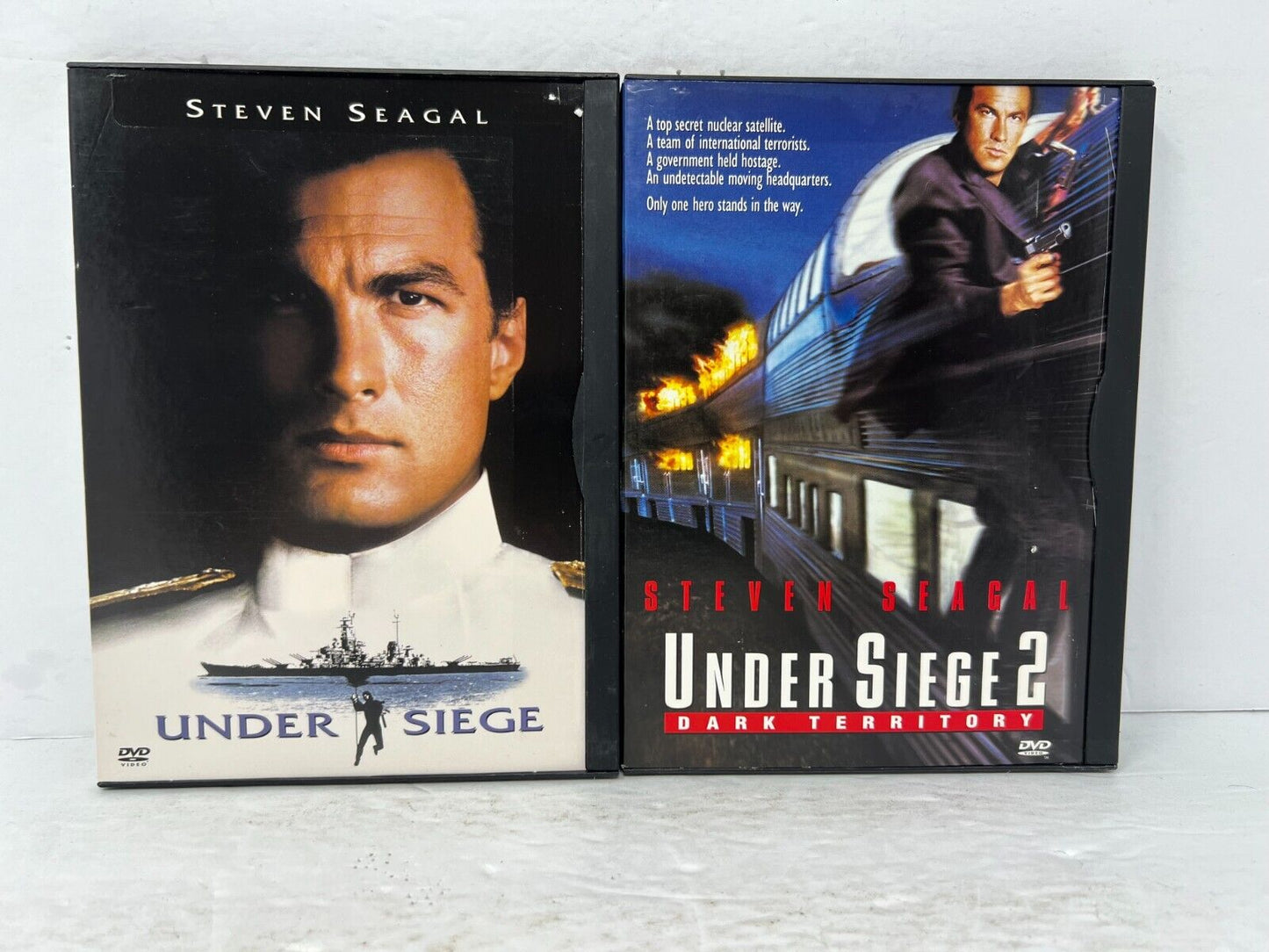 Under Siege & Under Siege Dark Territory (DVD) Action Good Condition!!!