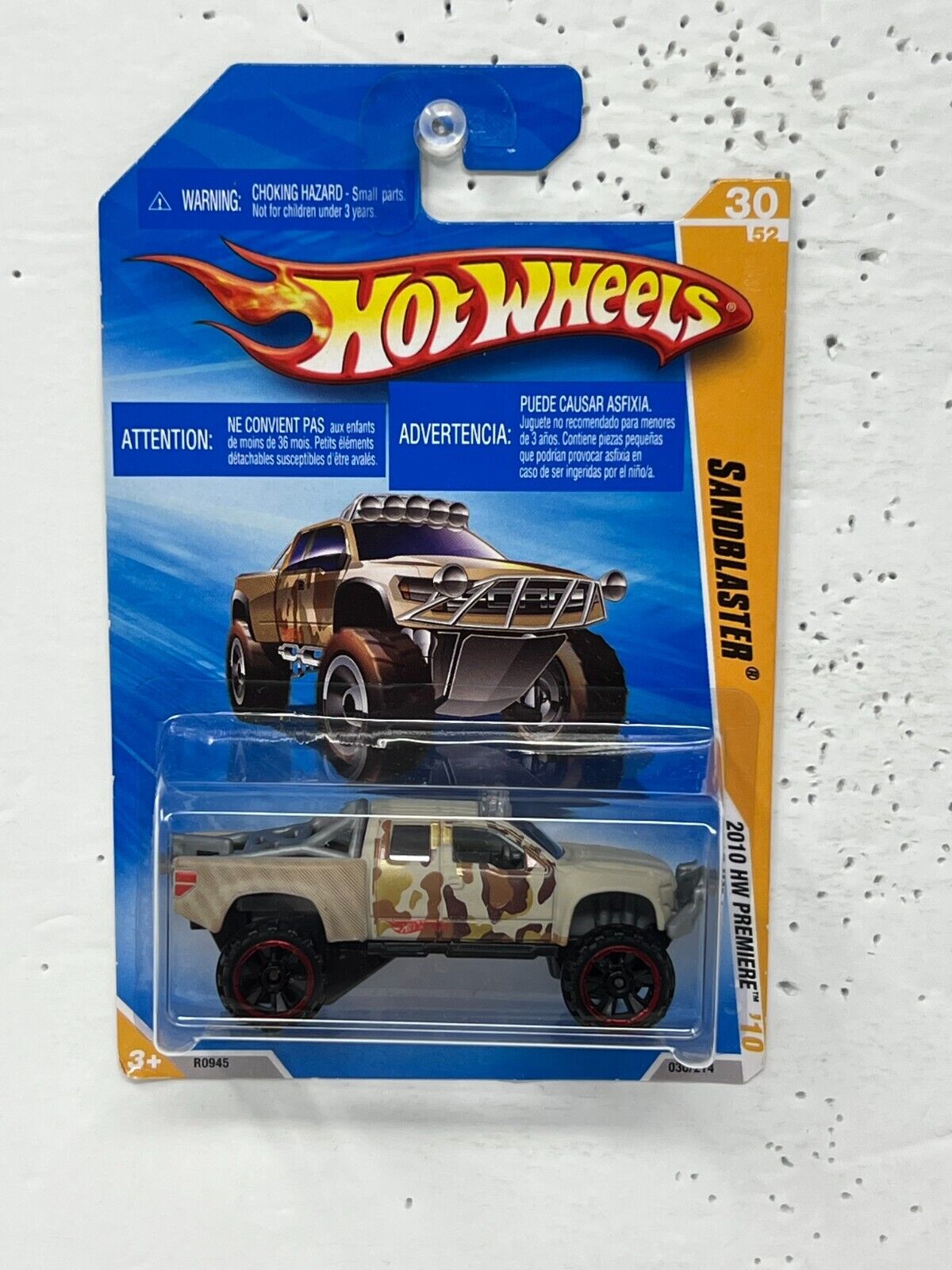 Hot Wheels 2010 HW Premiere Sandblaster Fantasy Cars Fantasy Cars 1:64 Diecast V3