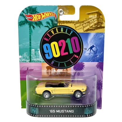 Hot Wheels Retro Entertainment Beverly Hills 90210 1965 Mustang 1:64 Diecast