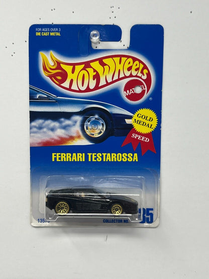 Hot Wheels Gold Medal Speed Ferrari Testarossa Black 1:64 Diecast