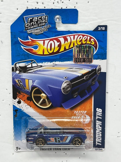 Hot Wheels Faster Than Ever Triumph TR6 1:64 Diecast Factory Sealed