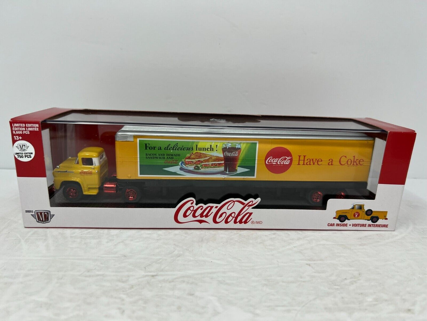 M2 Machines Coke Spartan LCF & 1958 Chevy Apache Stepside  CHASE 1:64 Diecast