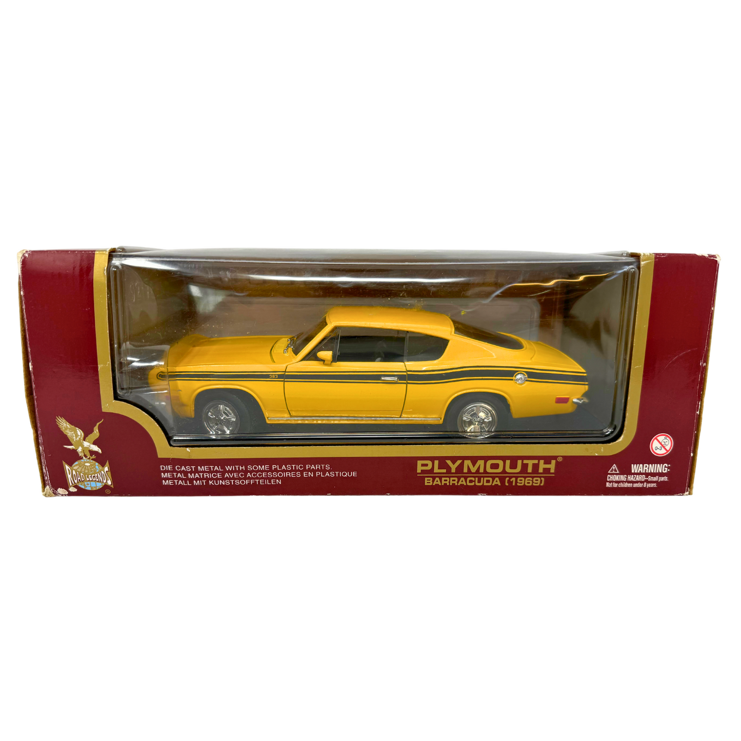 Yat Ming Road Legends 1969 Plymouth Barracuda 1:18 Diecast