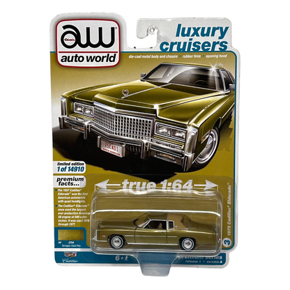 Autoworld Luxury Cruisers 1975 Cadillac Eldorado 1:64 Diecast Version A