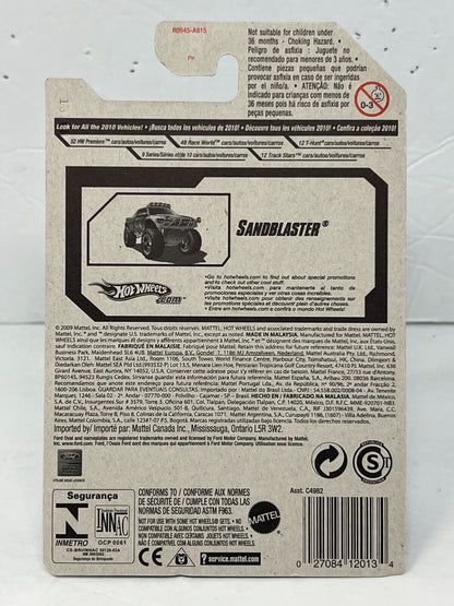 Hot Wheels 2010 HW Premiere Sandblaster Fantasy Cars Fantasy Cars 1:64 Diecast V3