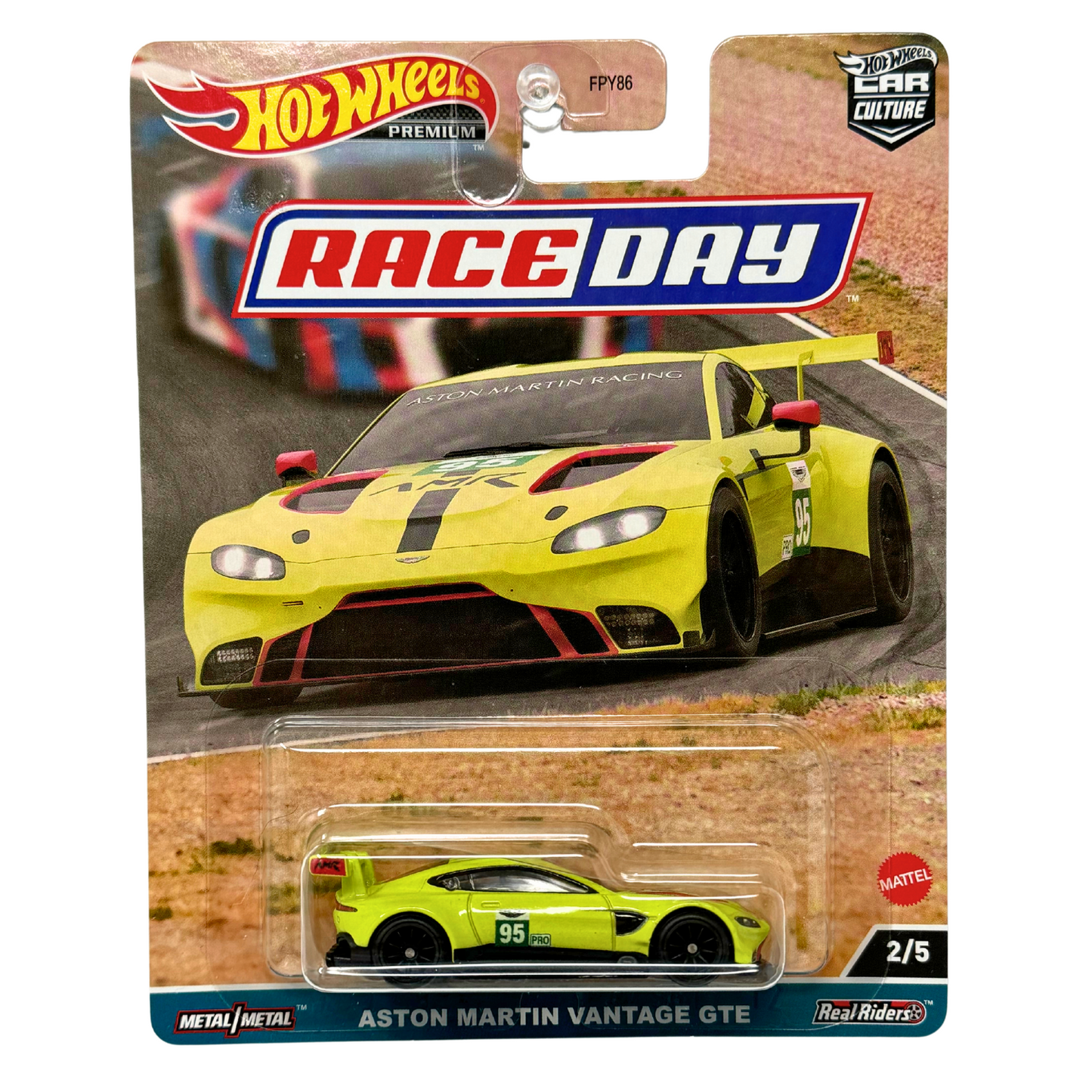 Hot Wheels Premium Race Day Aston Martin Vantage GTE 1:64 Diecast