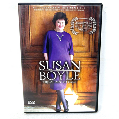 Susan Boyle From Pain to Fame (DVD) Documentary Good Condition!!!