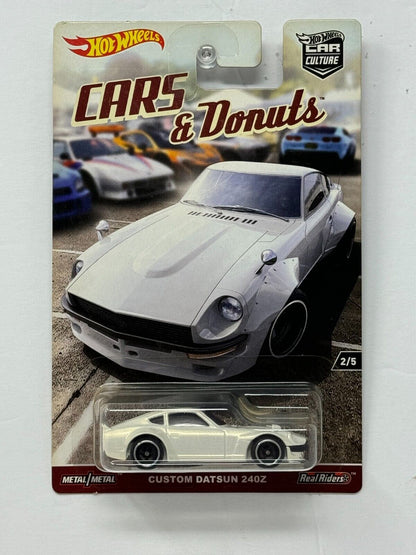 Hot Wheels Cars & Donuts Custom Datsun 240z Real Riders 1:64 Diecast