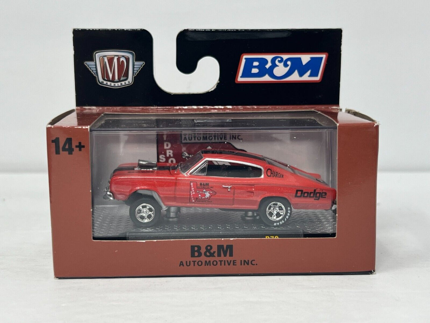 M2 Machines B&M 1966 Dodge Charger Gasser 1:64 Diecast