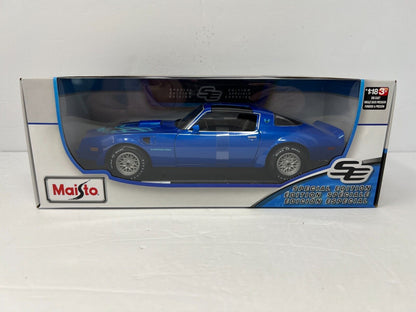 Maisto 1978 Pontiac Firebird Trans AM Special Edition 1:18 Diecast Blue