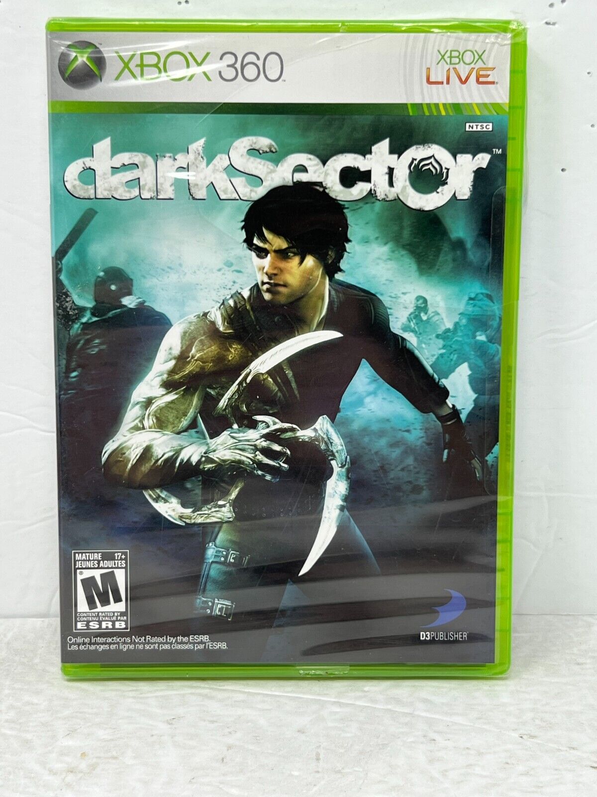 Xbox 360 Dark Sector Video Game New and Sealed!! Has Torn Missing Shinkwrap