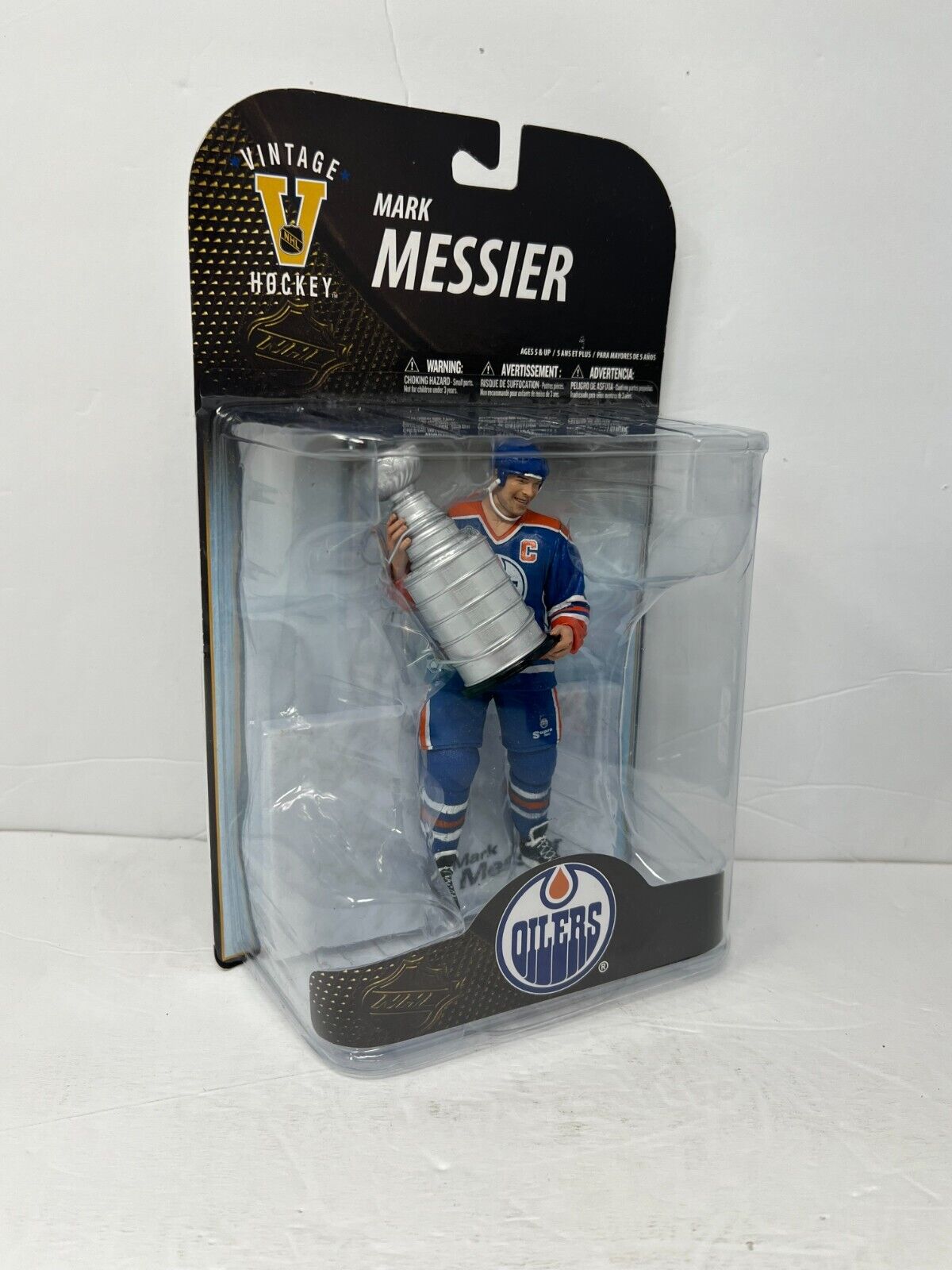 Mcfarlane NHL Legends Series 7 Mark Messier Edmonton Oilers (Blue) Jersey Figure