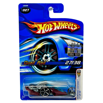 Hot Wheels 2006 First Editions Quad Rod Fantasy Cars 1:64 Diecast Factory Sealed