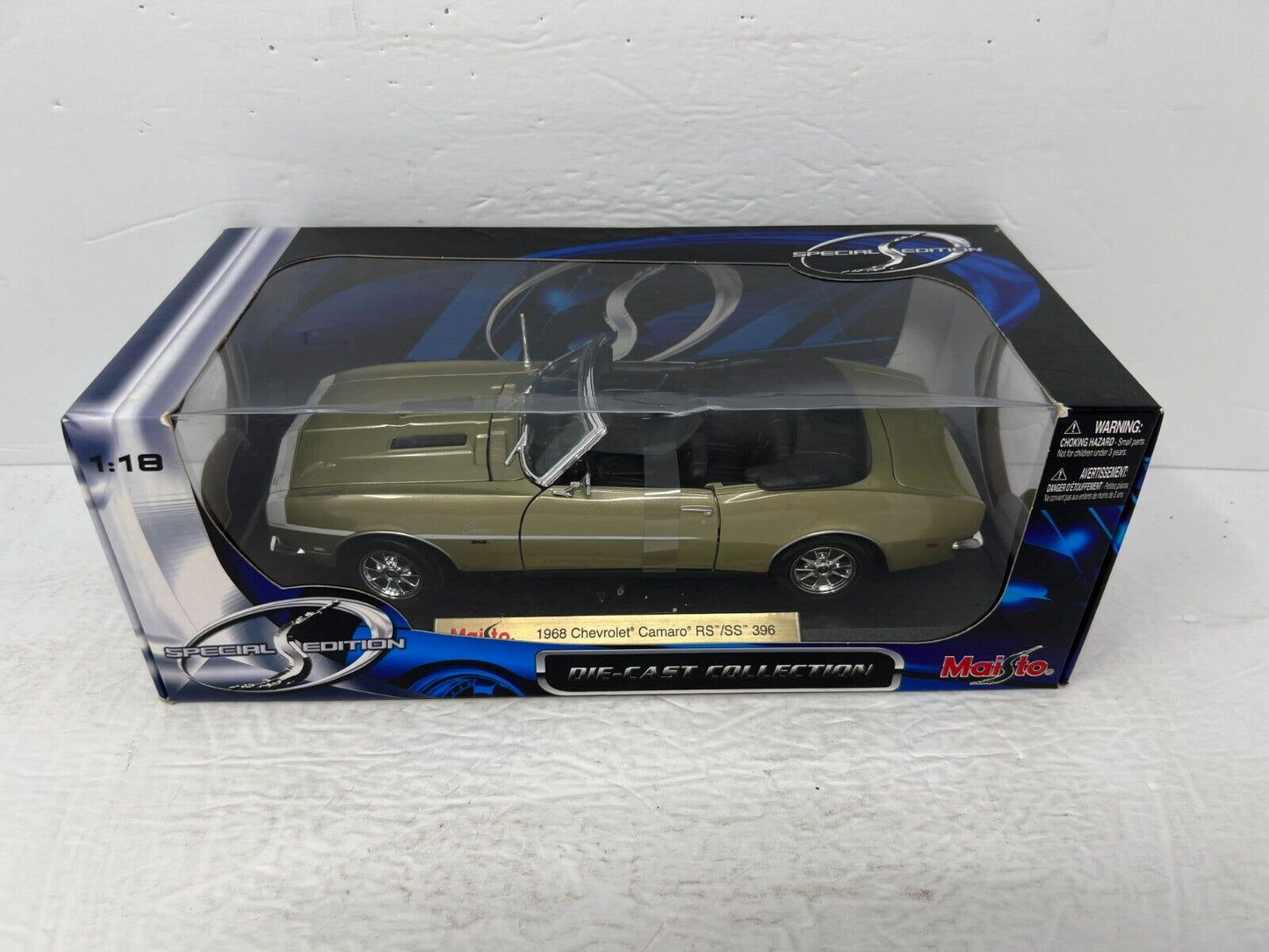 Maisto 1968 Chevrolet Camaro RS/SS 396 Special Edition 1:18 Diecast