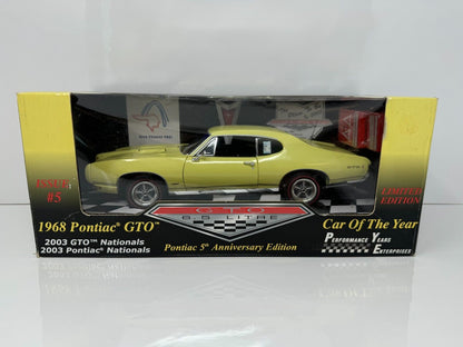 Ertl 1968 Pontiac GTO 2003 Nationals Car of the Year PYE Limited 1:18 Diecast