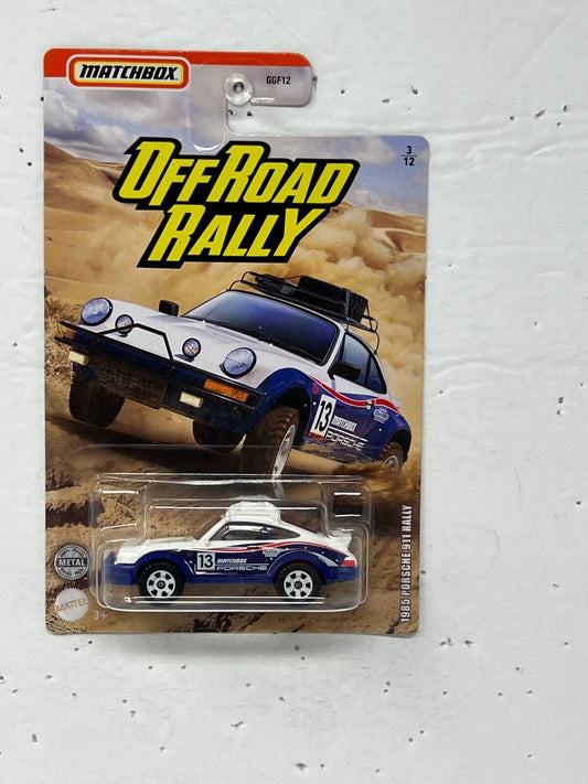 Matchbox Offroad Rally 1985 Porsche 911 Rally 1:64 Diecast