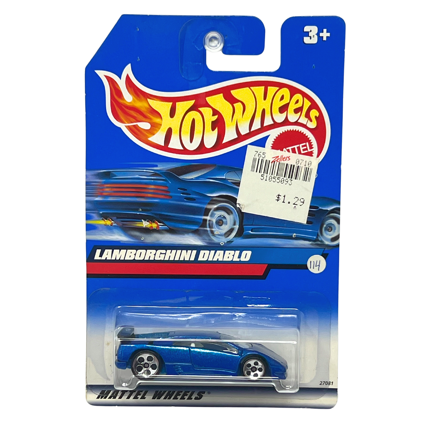 Hot Wheels Lamborghini Diablo 1:64 Diecast Blue V2