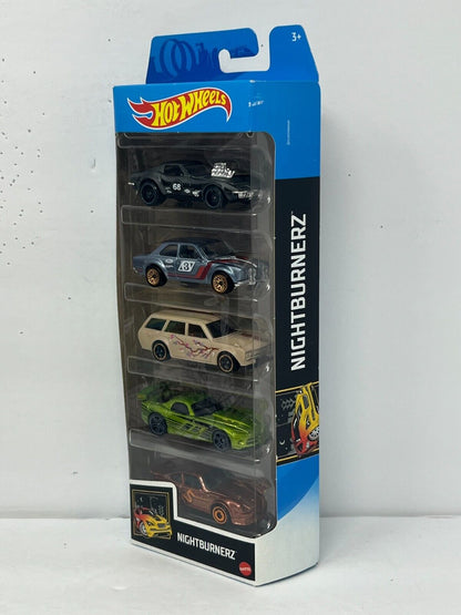 Hot Wheels Nightburnerz 5 Car Gift Pack 1:64 Diecast