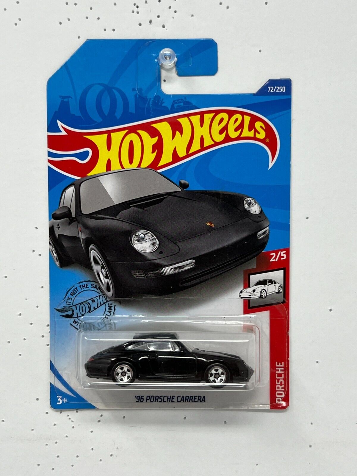 Hot Wheels Porsche 1996 Porsche Carrera Black 1:64 Diecast