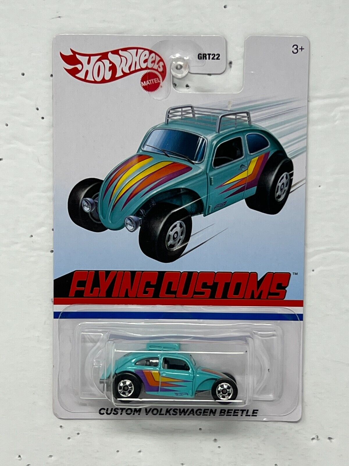 Hot Wheels Flying Customs Custom Volkswagen Beetle 1:64 Diecast V2