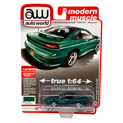 Auto World Modern Muscle 1993 Dodge Stealth R/T 1:64 Diecast Version B