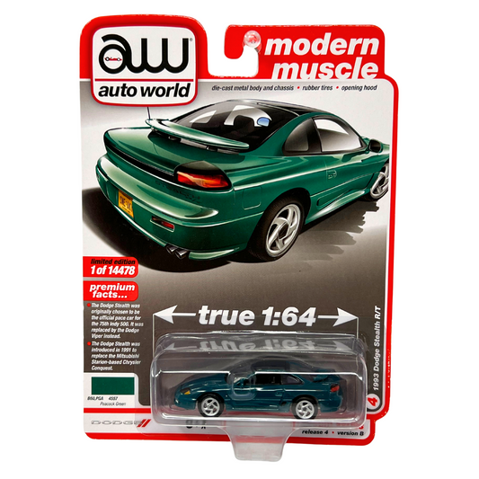 Autoworld Modern Muscle 1993 Dodge Stealth R/T 1:64 Diecast Version B
