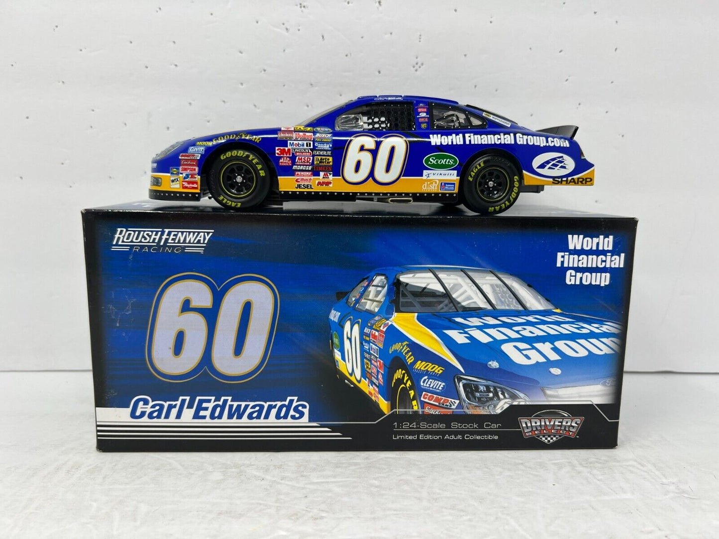 Motorsports Nascar #60 Carl Edwards World Financial Group Fusion 1:24 Diecast