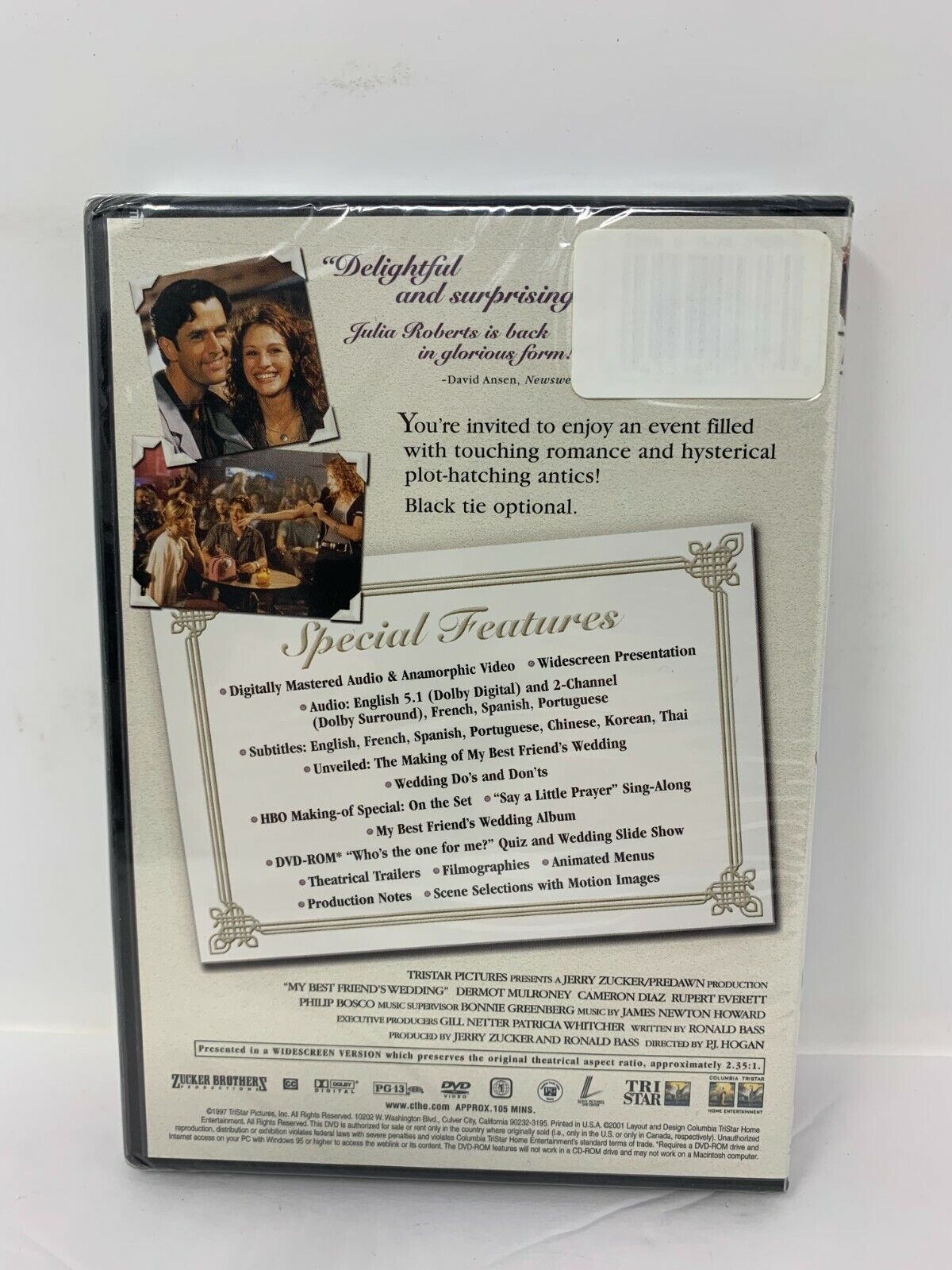 My Best Friend's Wedding (DVD) Romance Comedy Brand New and Sealed