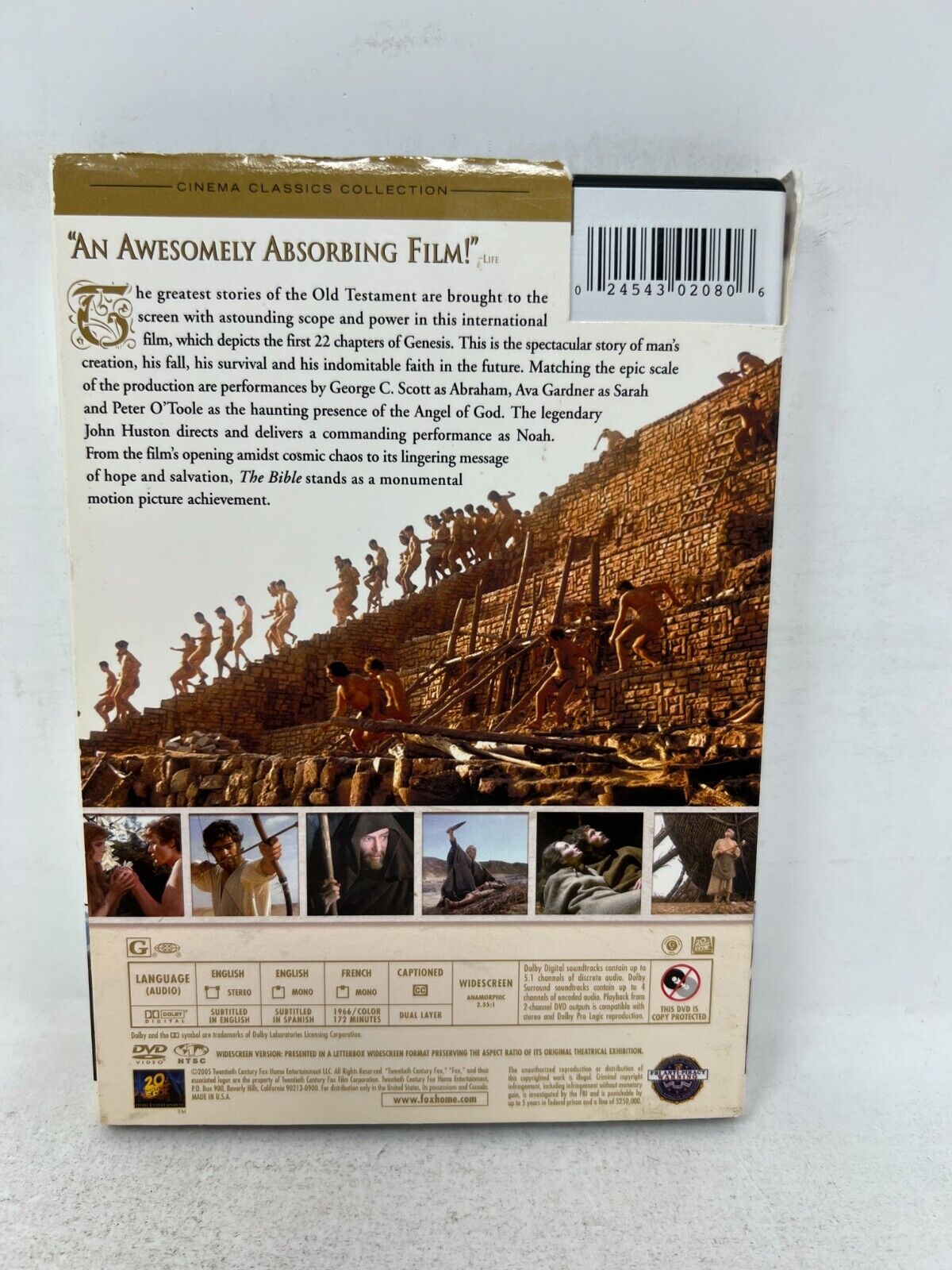 The Bible In the Beginning (DVD) Religious Good Condition!!!