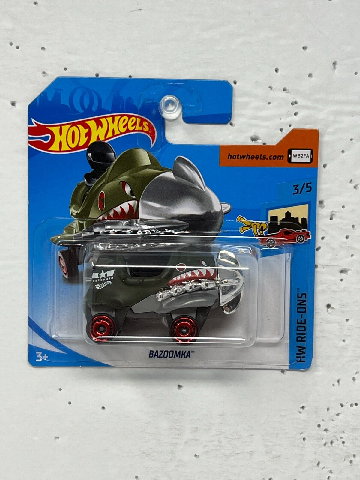 Hot Wheels Treasure Hunt HW Ride-Ons Bazoomka 1:64 Diecast