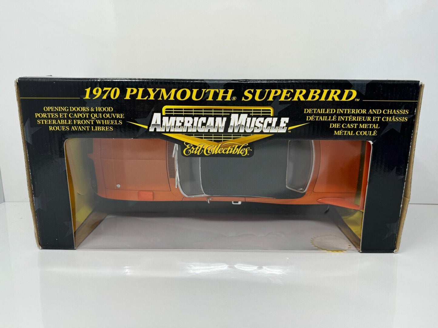 Ertl American Muscle 1970 Plymouth Superbird 1:18 Diecast Orange