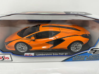 Maisto Lamborghini Sian FKP 37 Special Edition 1:18 Diecast Orange Color