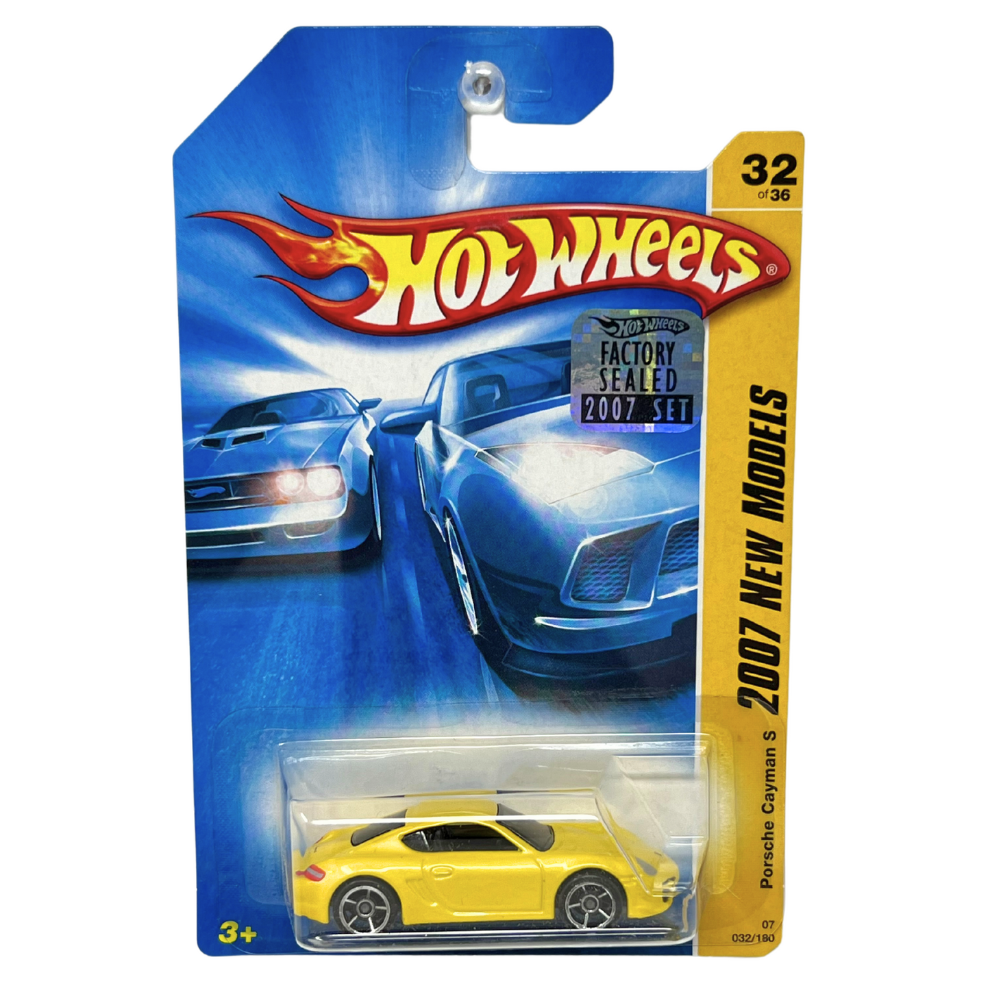 Hot Wheels 2007 New Models Porsche Cayman S 1:64 Diecast Yellow Factory Sealed