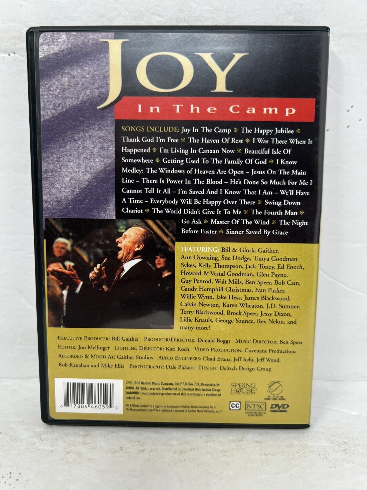 Gaither Gospel Series: Joy in the Camp (DVD) Music Good Condition!!!