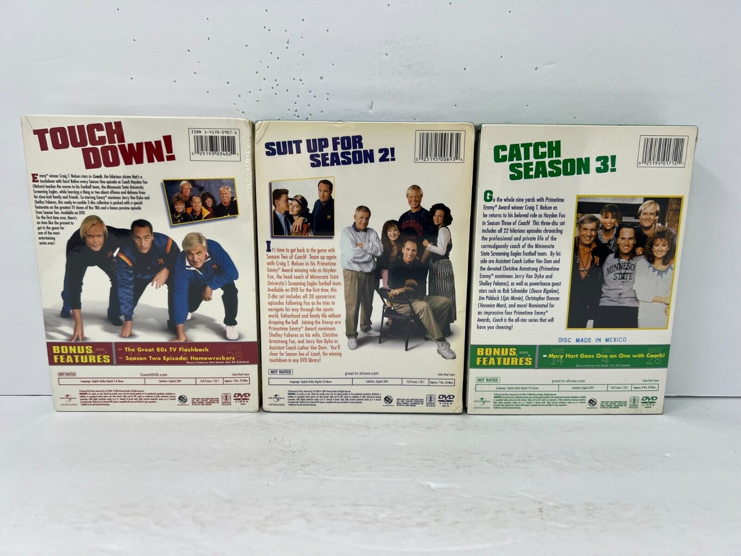 Coach: Season 1-3 (DVD) New and Sealed!!!