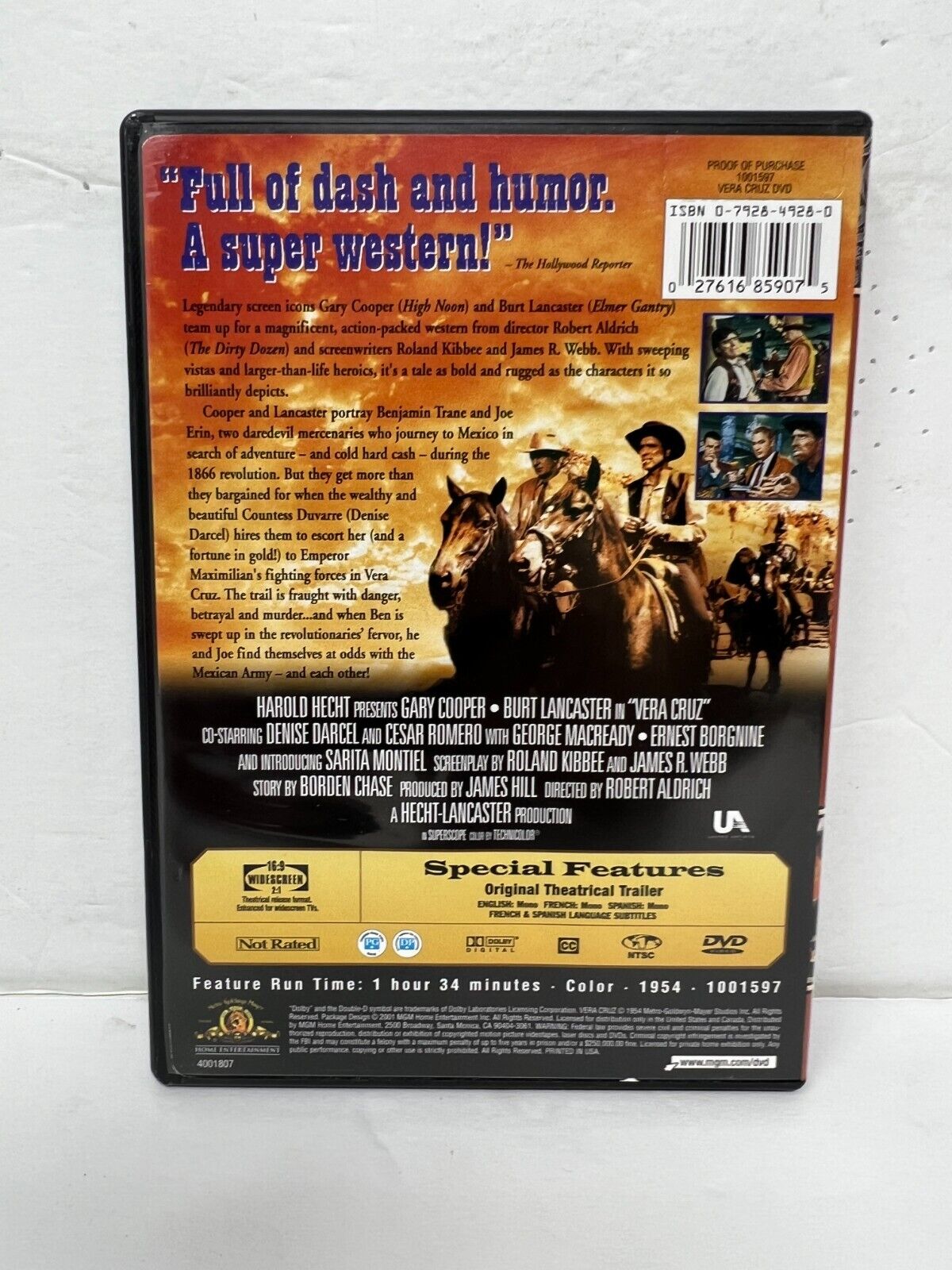 Vera Cruz (DVD) Western Good Condition!!!