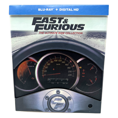 Fast & Furious Ultimate Ride Collection (Blu-ray) Movie Boxset Good Condition!!!