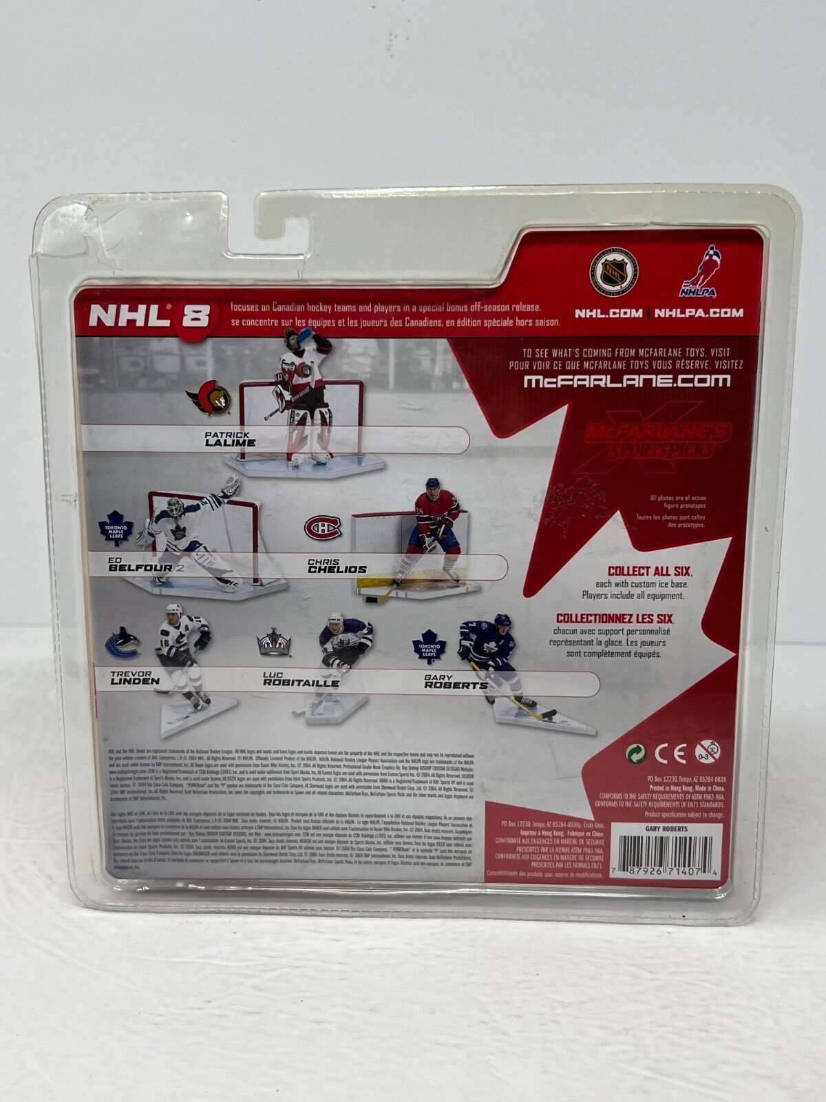 McFarlane NHL Gary Roberts Calgary Flames Series 8 Variant 6 inch Action Figure