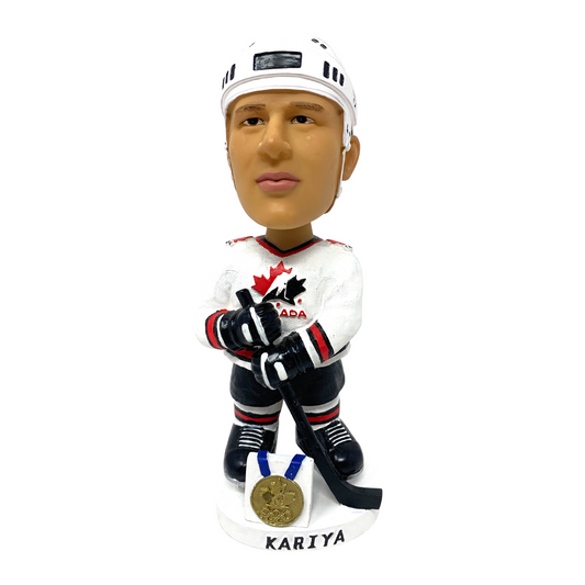 Paul Kariya NHL Team Canada 2002 Olympic Gold Medal Bobblehead Figure