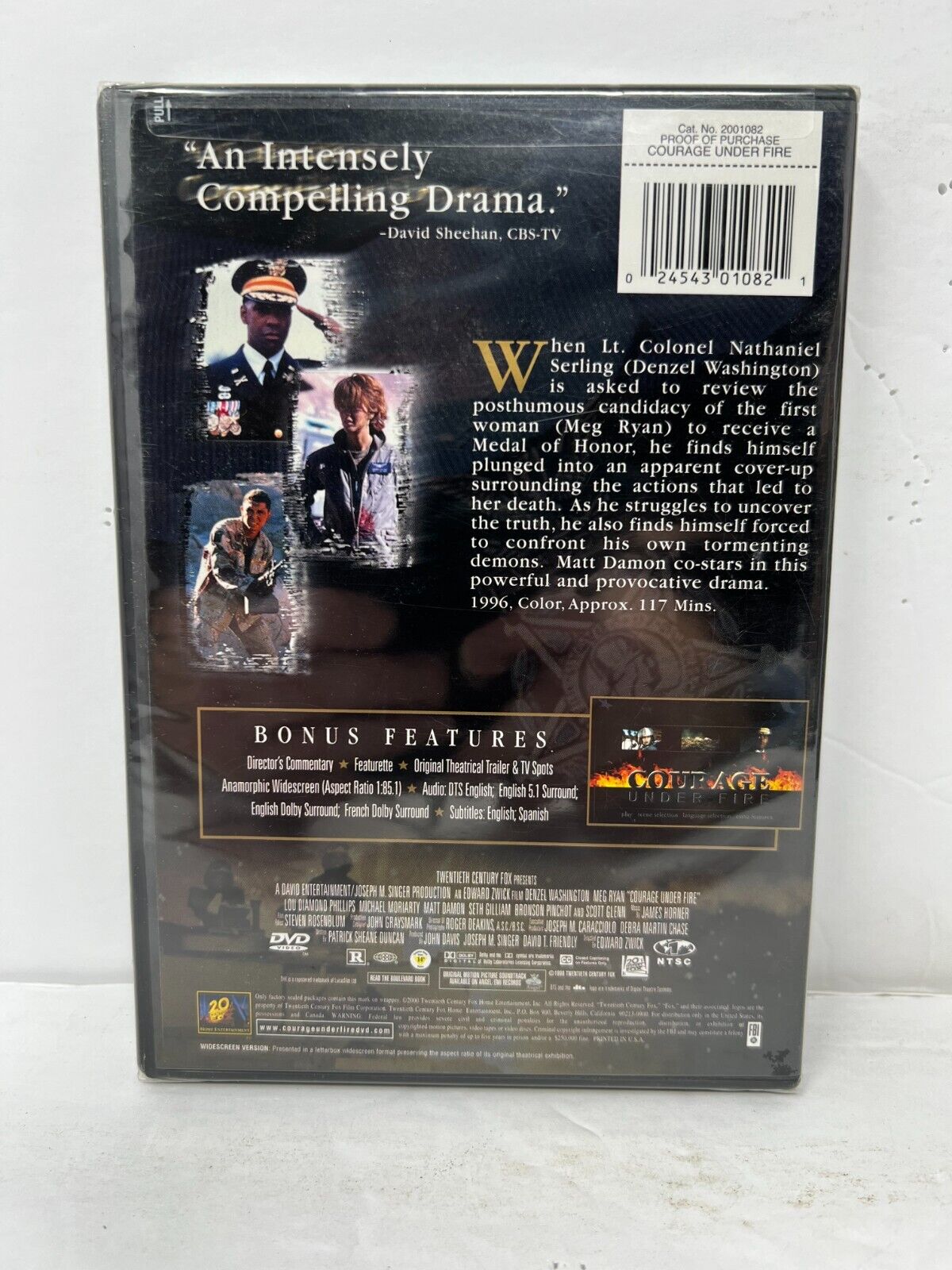 Courage Under Fire (DVD) Drama New and Sealed!!!