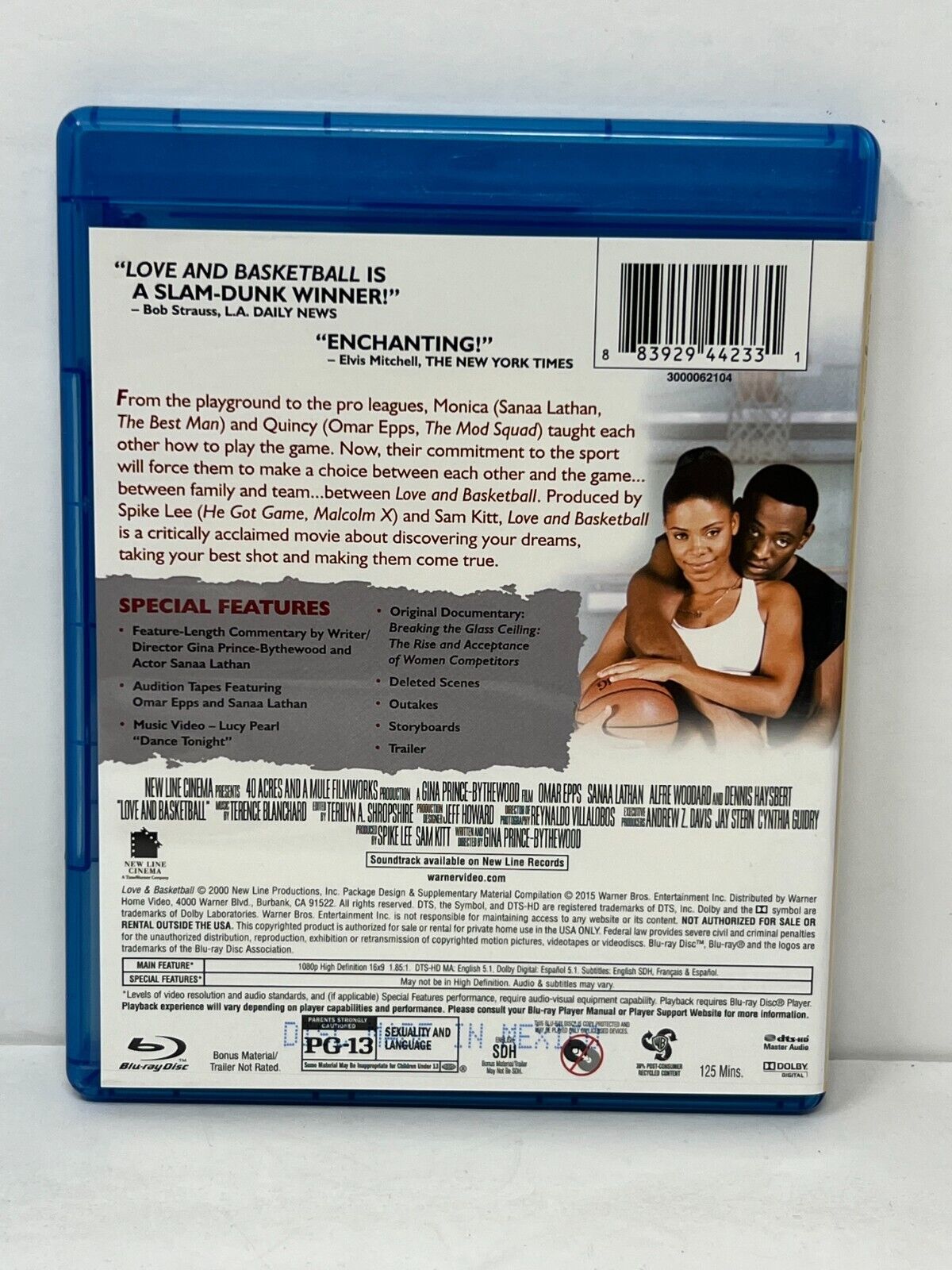 Love & Basketball (Blu-ray) Drama Good Condition!!!