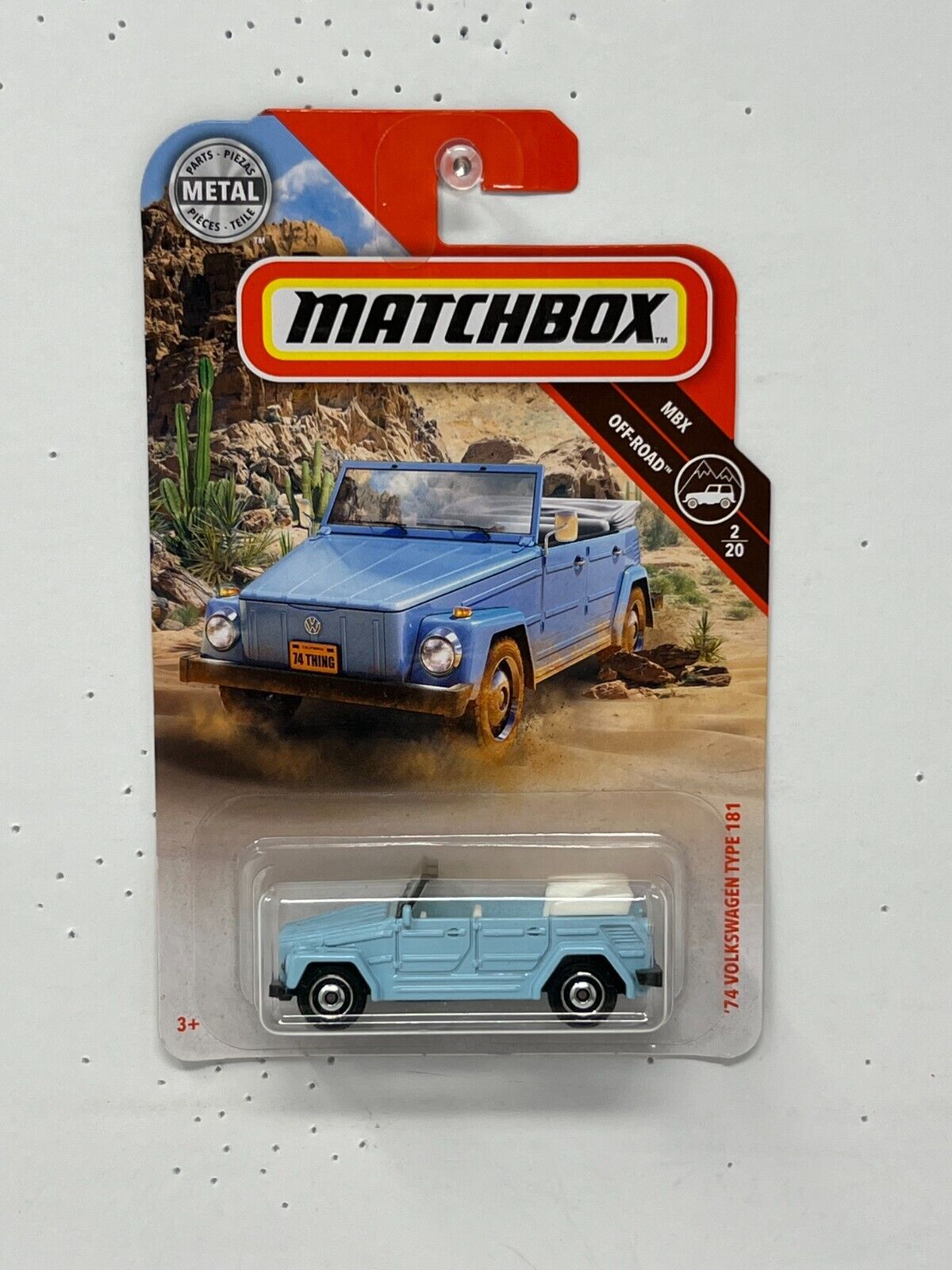 Matchbox MBX Off-Road 1974 Volkswagen Type 181 1:64 Diecast