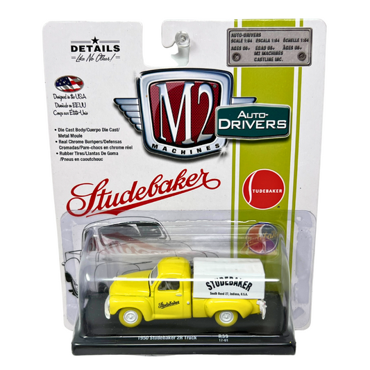 M2 Machines 1950 Studebaker 2R Truck CHASE Auto-Drivers 1:64 Diecast