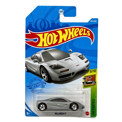 Hot Wheels HW Exotics McLaren F1 Grey 1:64 Diecast