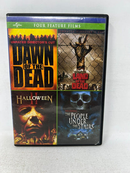 Dawn of the Dead / Land of the Dead / Halloween II / (DVD) Horror 4 Movie Pack