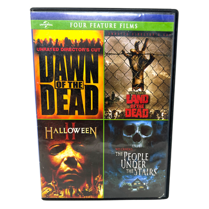 Dawn of the Dead / Land of the Dead / Halloween II / (DVD) Horror 4 Movie Pack