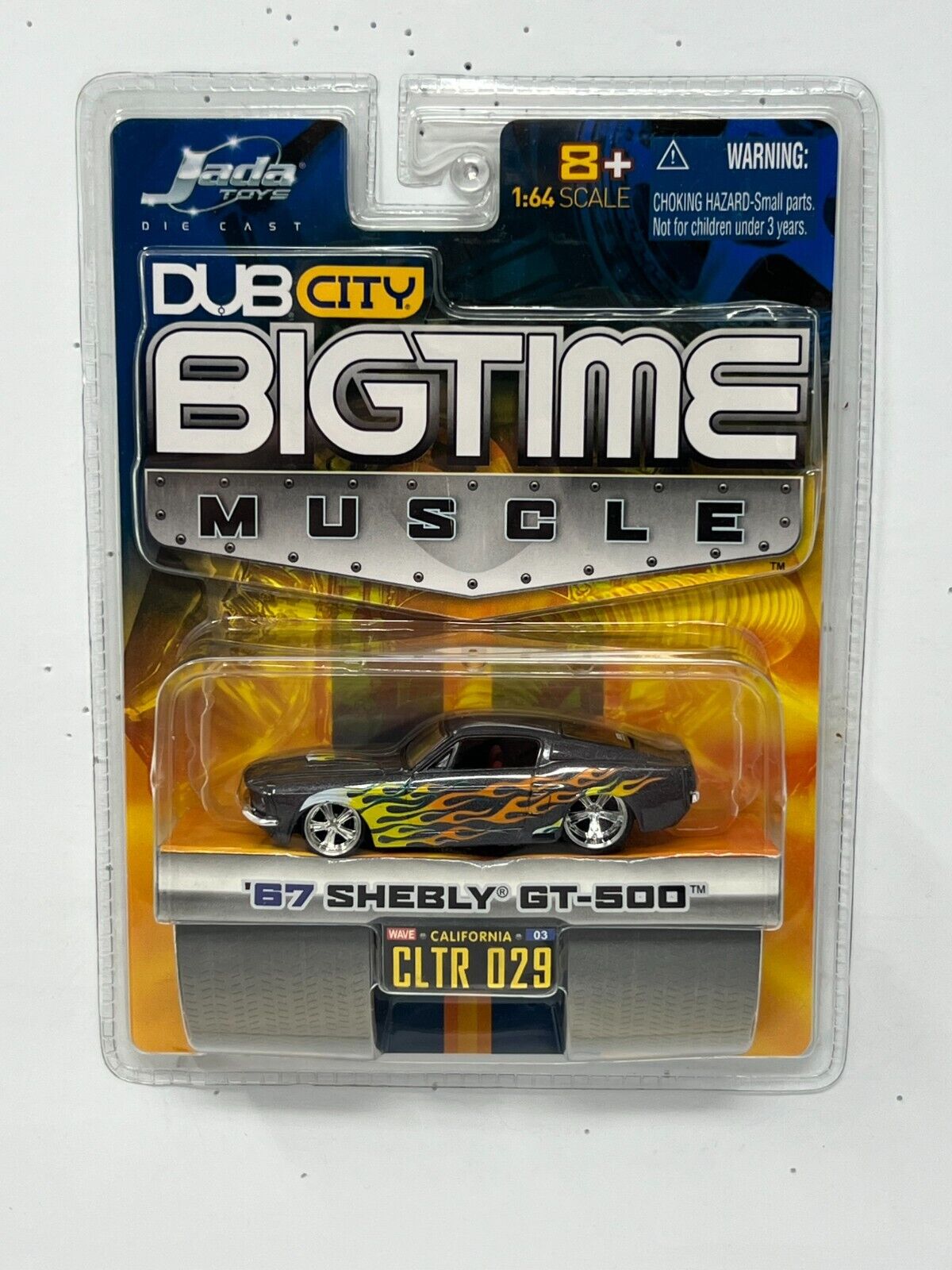 Jada Dub City Bigtime Muscle 1967 Shelby GT-500 1:64 Diecast Gray
