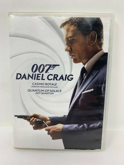 007 James Bond Quantum of Solace / Casino Royale (DVD) Action Good Condition!!!