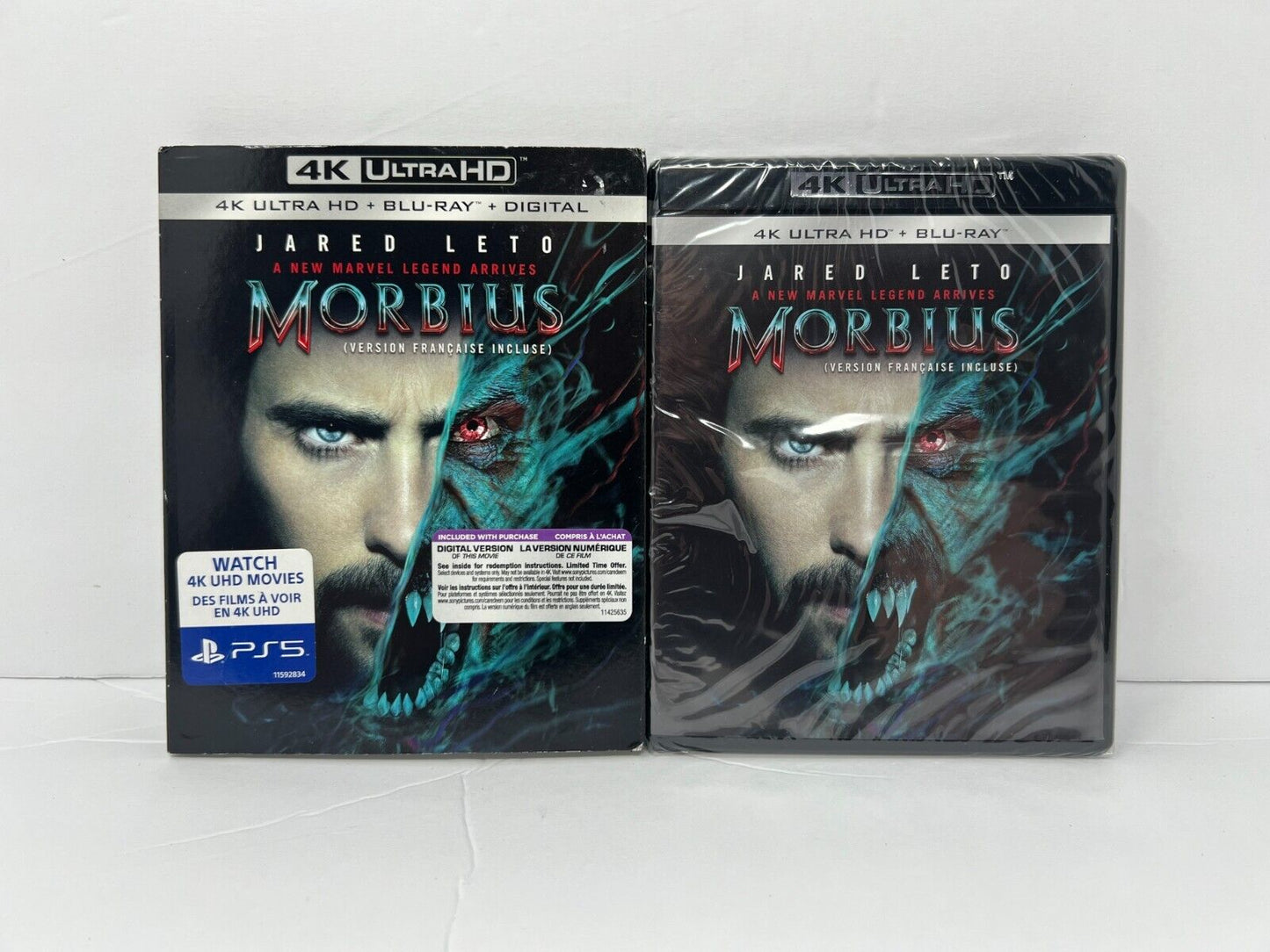 Morbius (4K UHD Blu-ray) Marvel Brand New and Sealed!!!